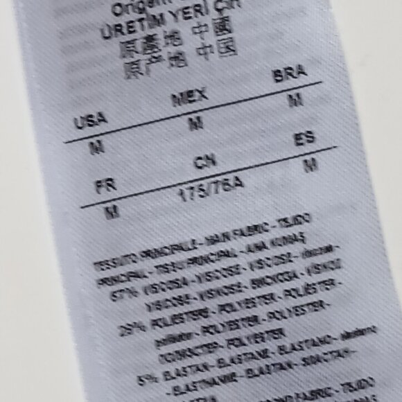 Sleeveless Dress Armani Exchange with Lining Washable Size Medium - Picture 14 of 16